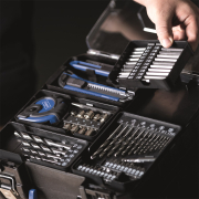 Scheppach C-DTB74/1-X akkus 20 V-os fúrócsavarhúzó készlet és tartozékok Előnézet 