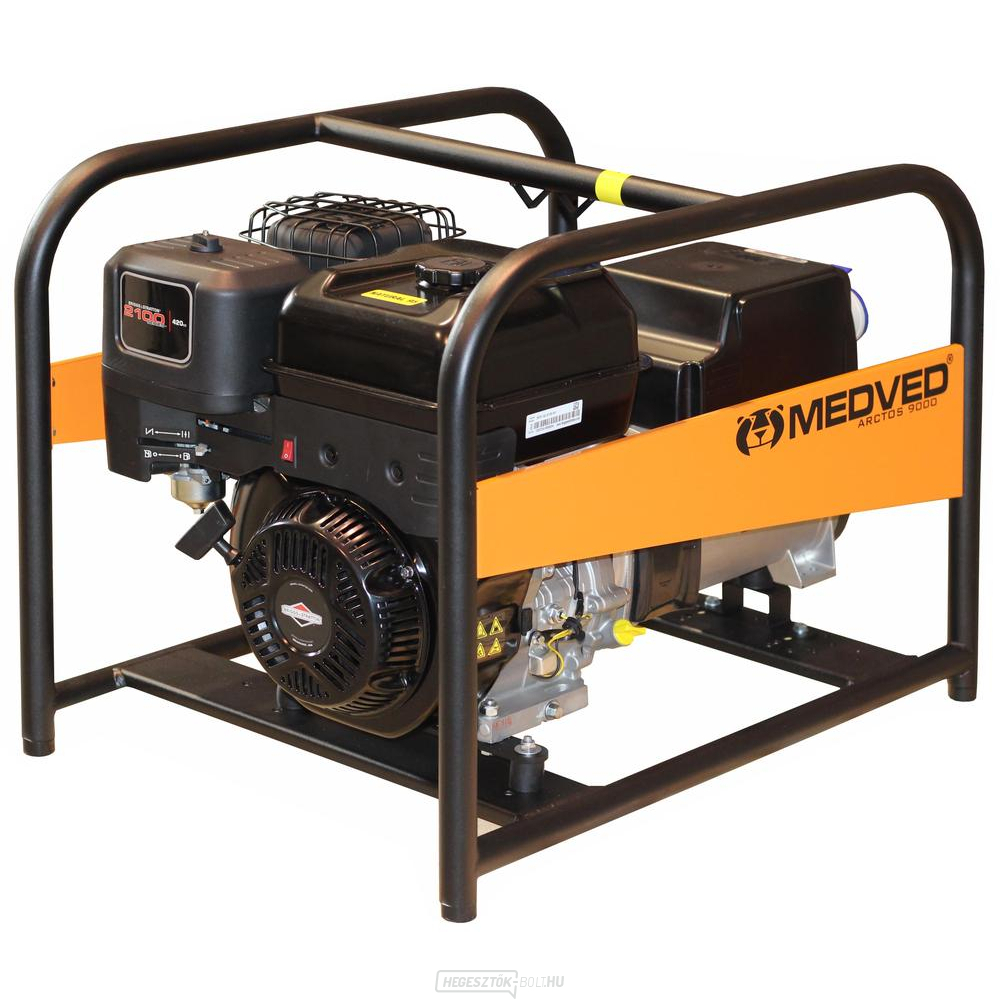 Elektromos generátor ARCTOS 9000 B CCL MAZooJ tartály 20l, megemelt keret fekete