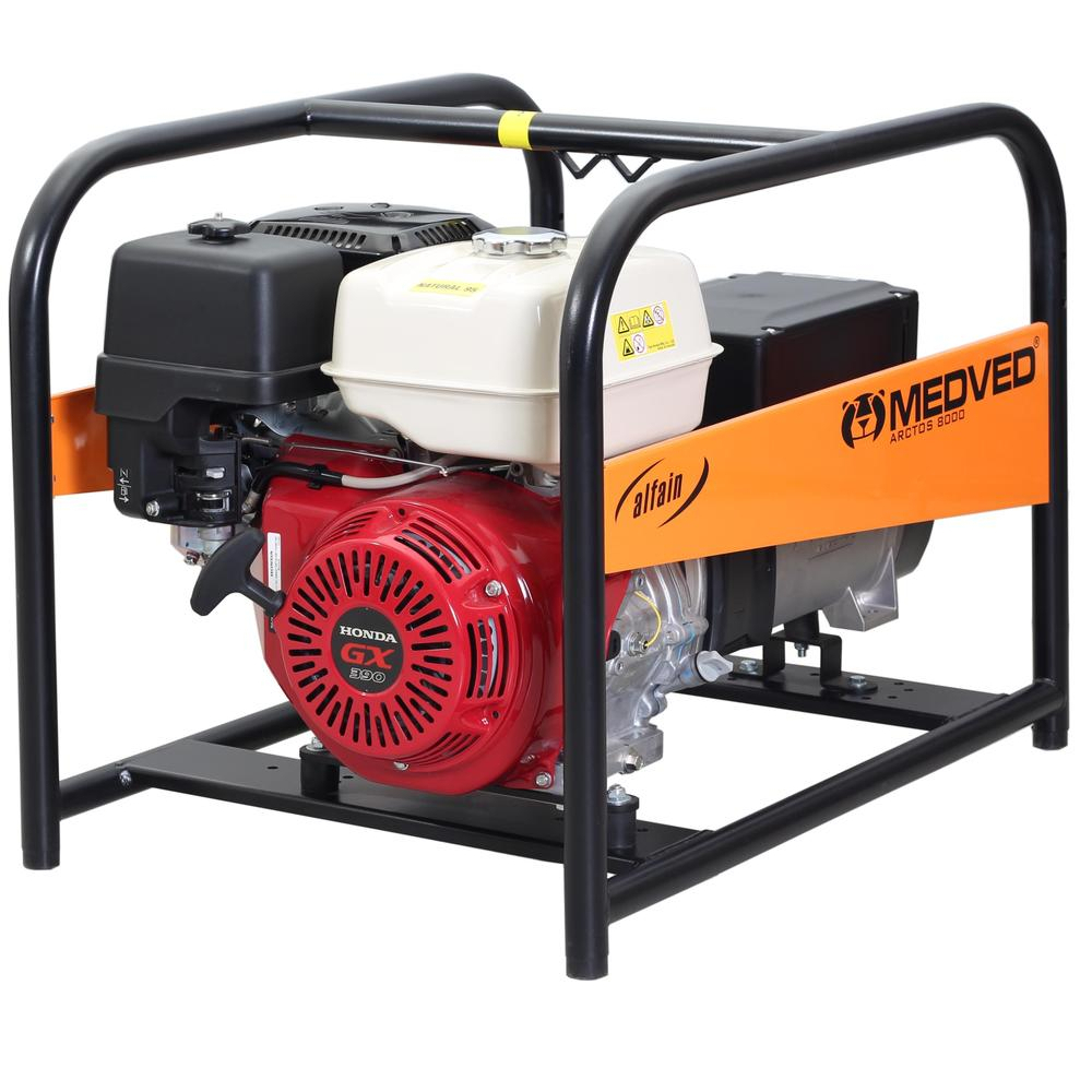 Elektromos erőmű ARCTOS 9000 H AVR oAZSAo (iGX 390 motor), 21 literes tartály, emelt vázzal