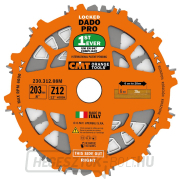 CMT Hornyolótárcsa készlet DADO PRO - D203x6.2-20 d30 Z12 HW CMT Hornyolótárcsa készlet DADO PRO - D203x6.2-20 d30 Z12 HW gallery main image