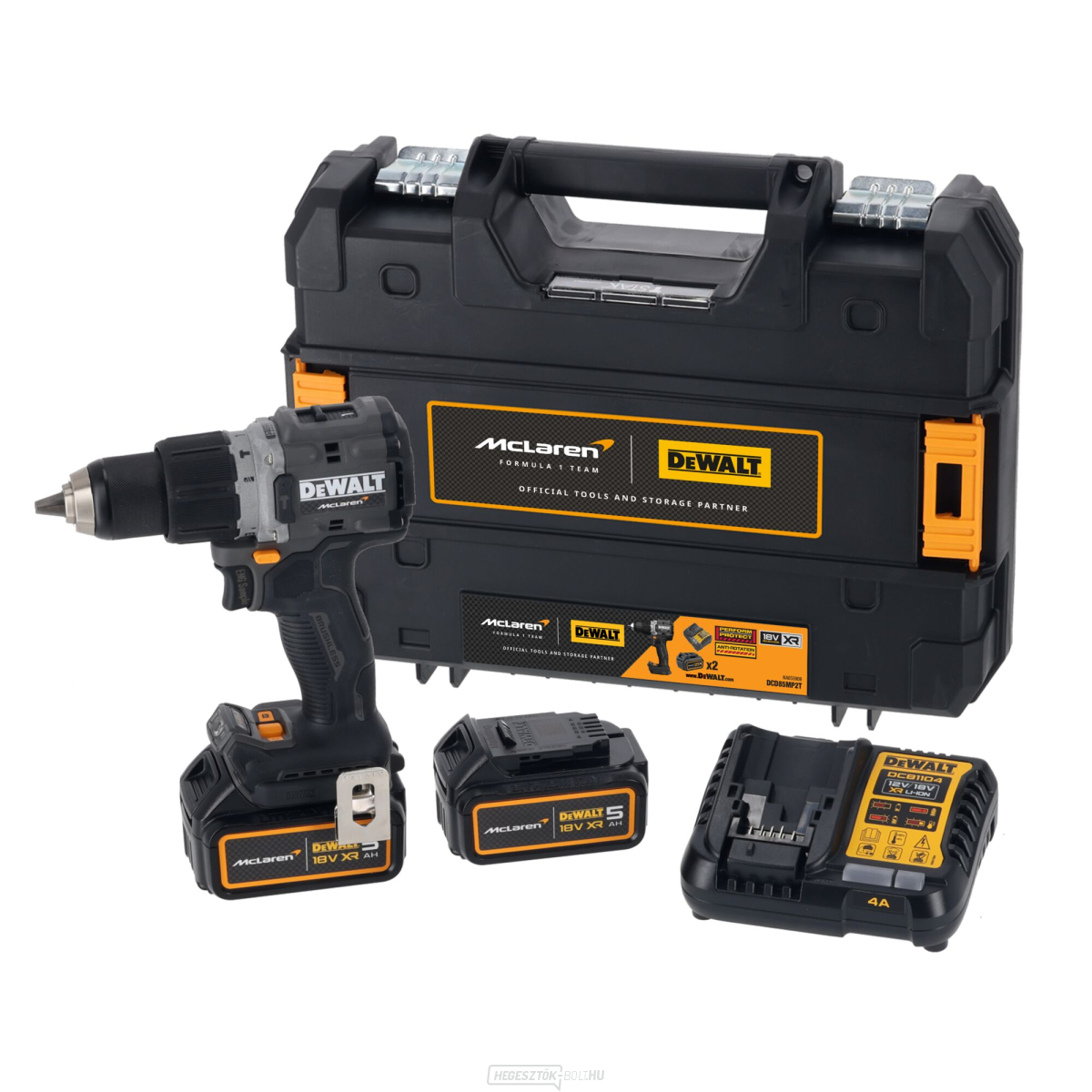 DeWalt McLaren ütvefúró DCD85MP2T + tartozékok