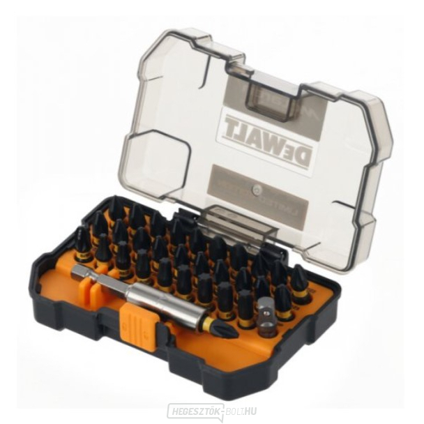 Dewalt McLaren 32 részes FLEXTORQ tartozékkészlet szabványos bittartóval DT70901T Dewalt McLaren 32 részes FLEXTORQ tartozékkészlet szabványos bittartóval DT70901T gallery main image