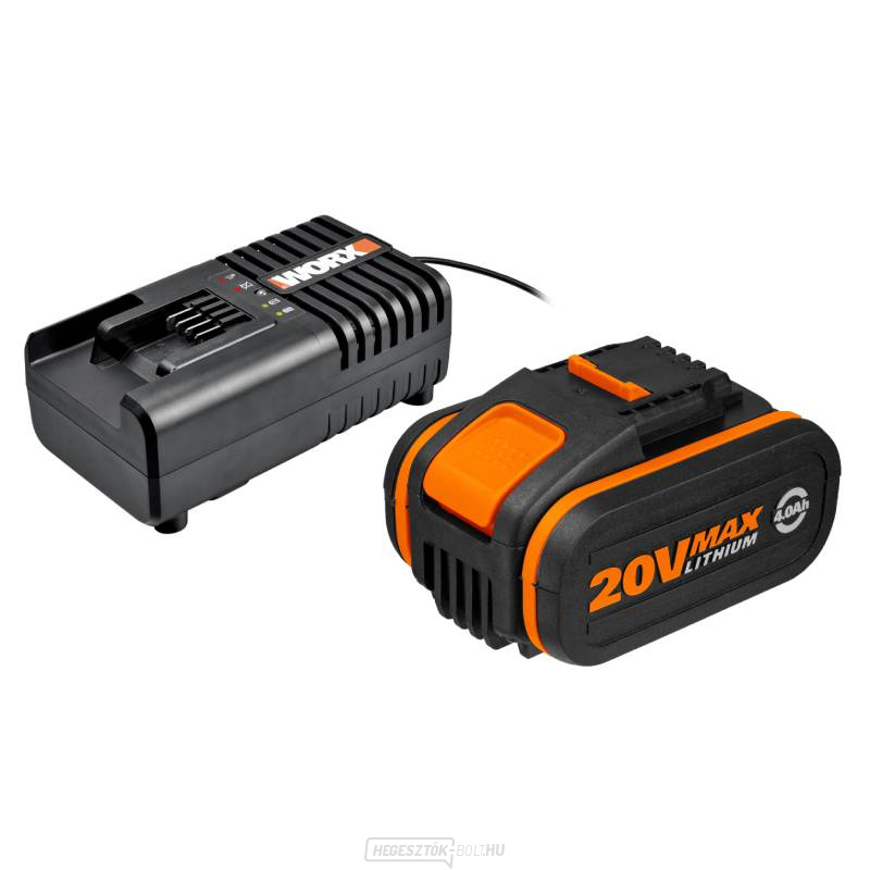 WA3604 - Akkumulátor 20V, 4Ah + töltő 20V, 2A