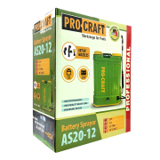 Procraft AS20-12 akkumulátoros permetező készlet 20V 2Ah akkumulátorral és töltővel | SAS20-12/20-2A/20-1 Előnézet 