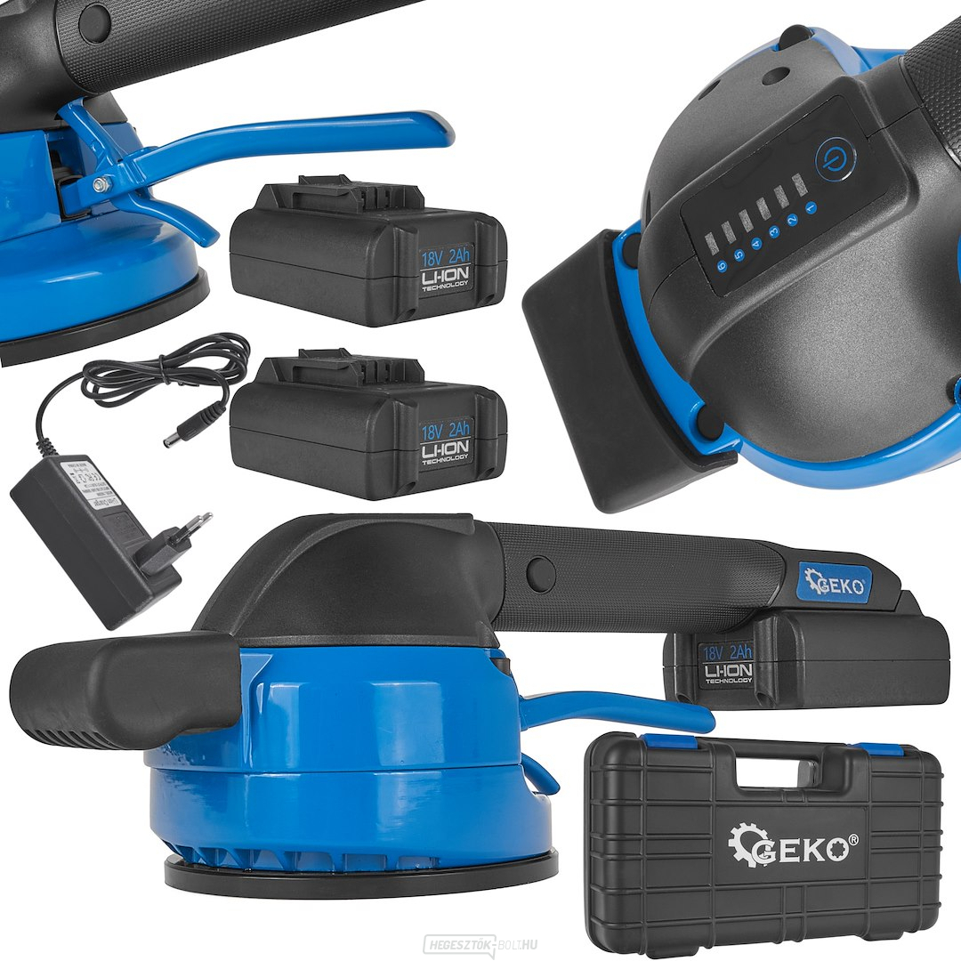 Rezgő akkumulátoros tapadókorong - készlet töltővel és 2x18V akkumulátorral (4) Rezgő akkumulátoros tapadókorong - készlet töltővel és 2x18V akkumulátorral (4) gallery main image