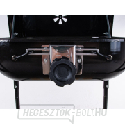 Faszenes grillsütő fedővel és állítható rostéllyal - rostély 40x40cm (1) náhled