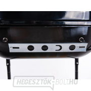 Faszenes grillsütő fedővel és állítható rostéllyal - rostély 40x40cm (1) náhled