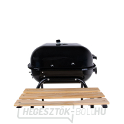 Faszenes grillsütő fedővel és állítható rostéllyal - rostély 40x40cm (1) náhled