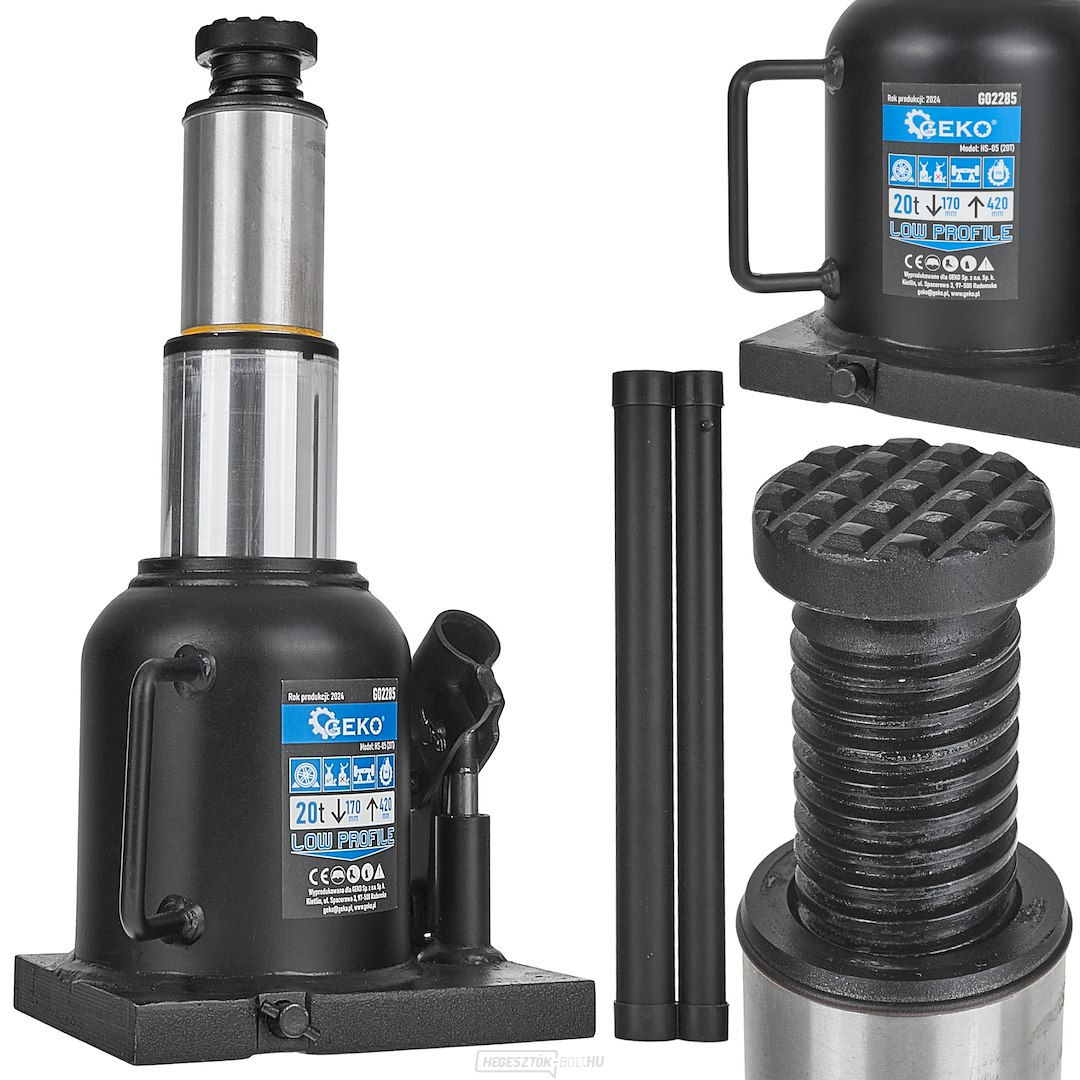 Kétfokozatú hidraulikus oszlopemelés - alacsony 20T (2) Kétfokozatú hidraulikus oszlopemelés - alacsony 20T (2) gallery main image