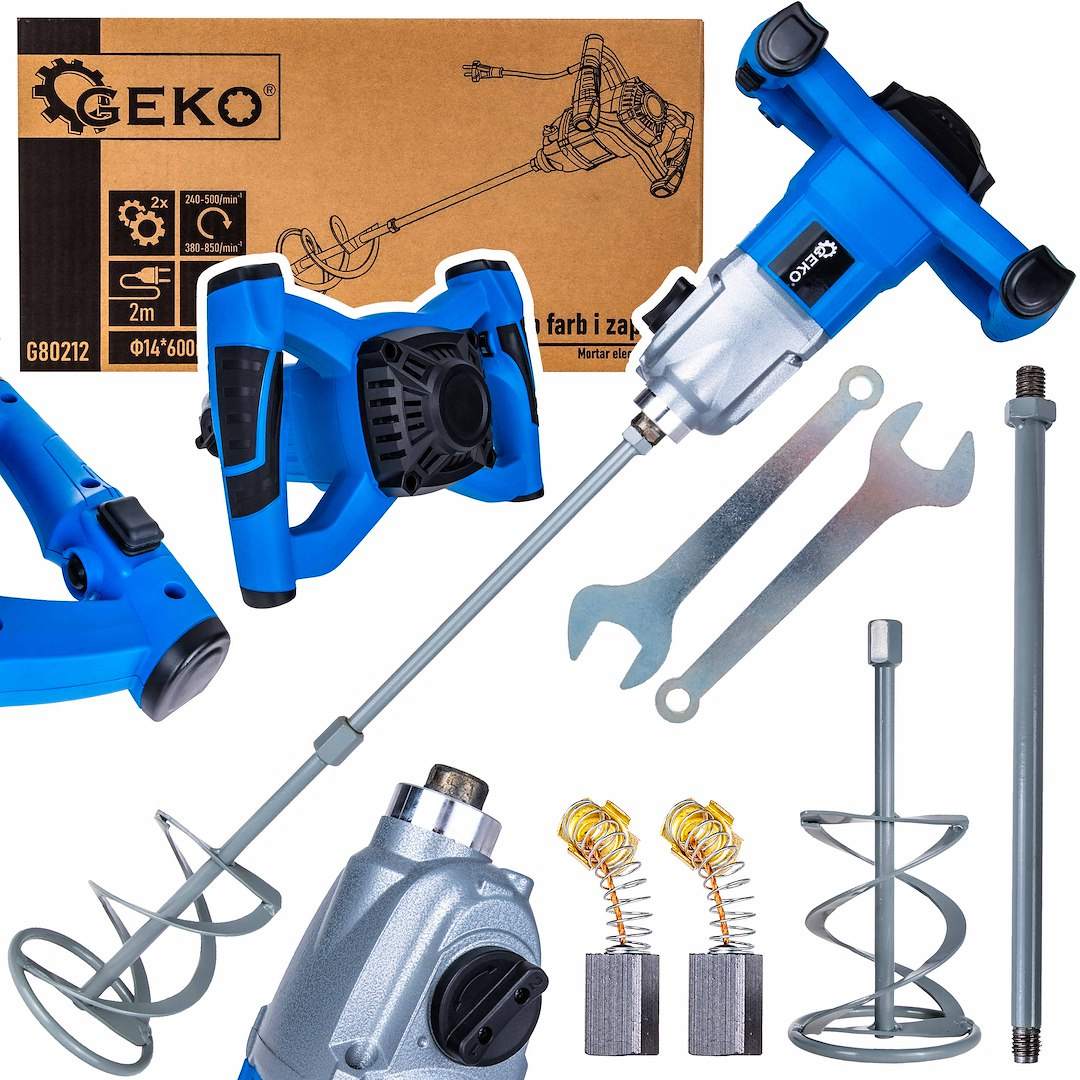 Elektromos festék- és habarcskeverő 1600 W 2 sebességfokozat (2)