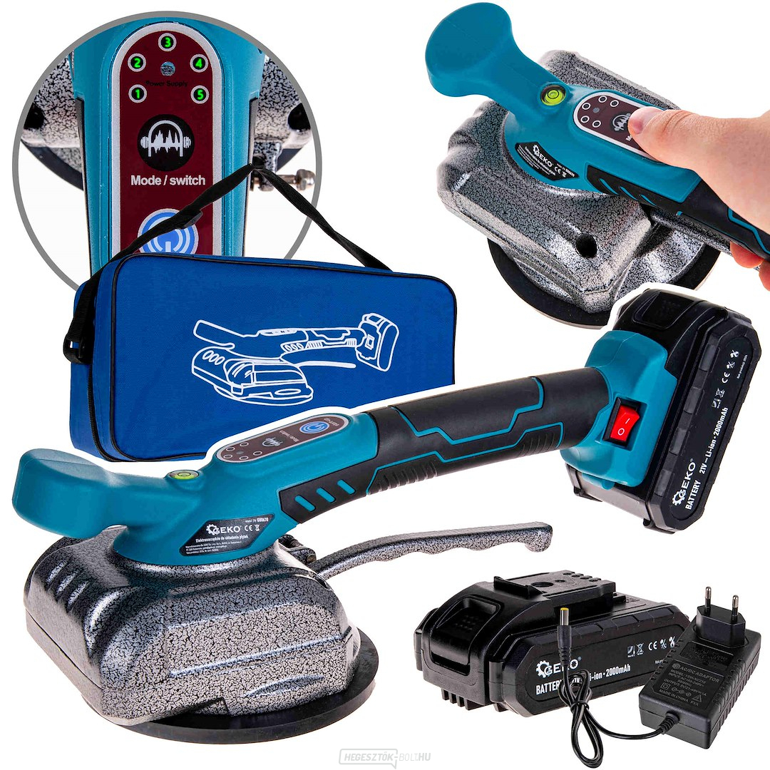 Rezgő csempe tapadókorong 21V (2x akkumulátor + töltő) (10)