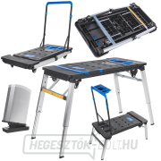 Összecsukható többfunkciós munkaasztal 7 az 1-ben PROFI (1) Összecsukható többfunkciós munkaasztal 7 az 1-ben PROFI (1) gallery main image