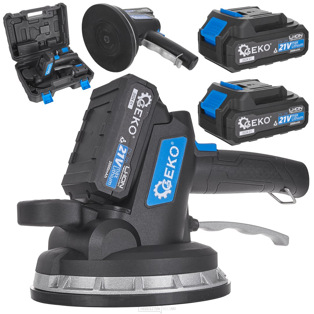Rezgő akkumulátoros csempe tapadókorong - készlet töltővel és 2x21V akkumulátorral (6) Rezgő akkumulátoros csempe tapadókorong - készlet töltővel és 2x21V akkumulátorral (6) gallery main image
