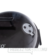 Kerek faszén grill fedéllel és fedéllel - rostély átmérője 39 cm (1) Kerek faszén grill fedéllel és fedéllel - rostély átmérője 39 cm (1) náhled