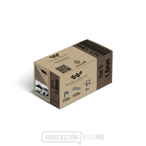 Rendszerszintezés - alkalmazás SET 100/100/1 - 1,5mm, karton Rendszerszintezés - alkalmazás SET 100/100/1 - 1,5mm, karton gallery main image