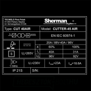 Plazmavágó kompresszorral CUTTER 45 AIR  Plazmavágó kompresszorral CUTTER 45 AIR  náhled