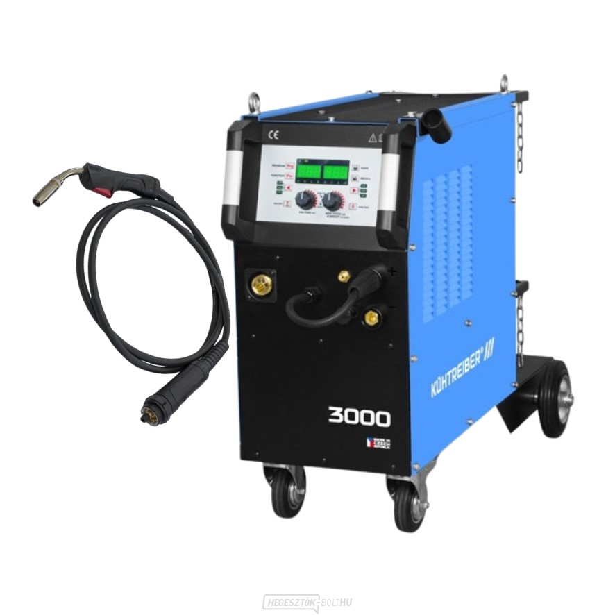 KÜHTREIBER KITin 3000 Multi MIG Synergic + zseblámpa