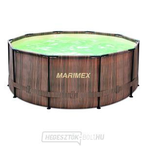 Uszoda Florida 3,05x0,91 m szkimmerrel - motívum TEAK gallery main image