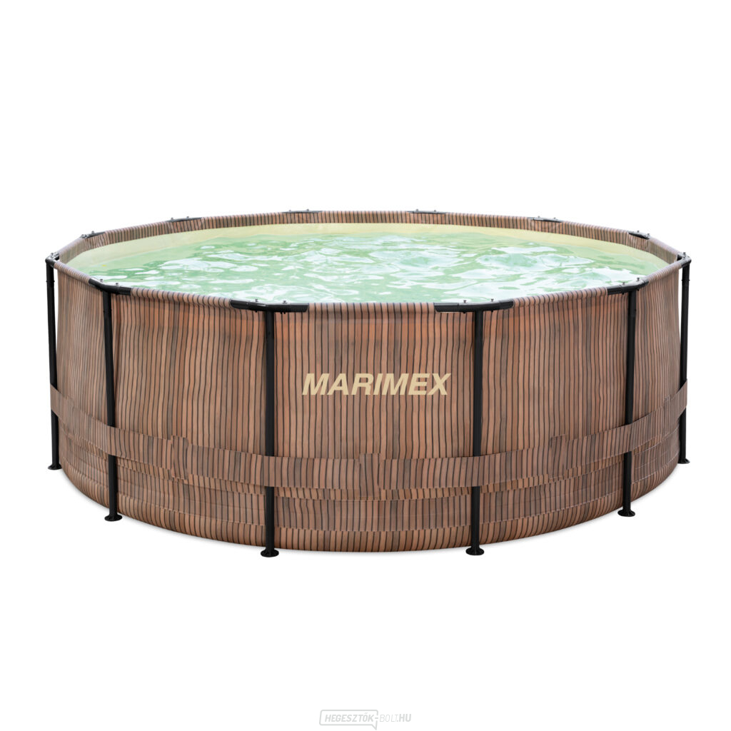 Uszoda Florida 3,66x0,99 m szkimmerrel - motívum TEAK