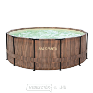 Uszoda Florida 3,66x0,99 m szkimmerrel - motívum TEAK Uszoda Florida 3,66x0,99 m szkimmerrel - motívum TEAK gallery main image