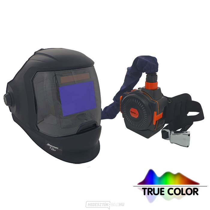 V8a önhűtő hegesztőháztető PAPR levegőellátó rendszerrel | 1/1/1/1/1 | DIN 4-13