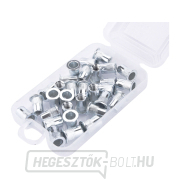 Acél szegecsanyák, 30 db-os készlet, M6x14mm Előnézet 