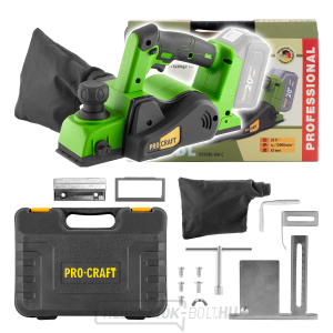 Akkus gyalu Procraft PE20BL (akkumulátor és töltő nélkül) | PE20BLbb gallery main image