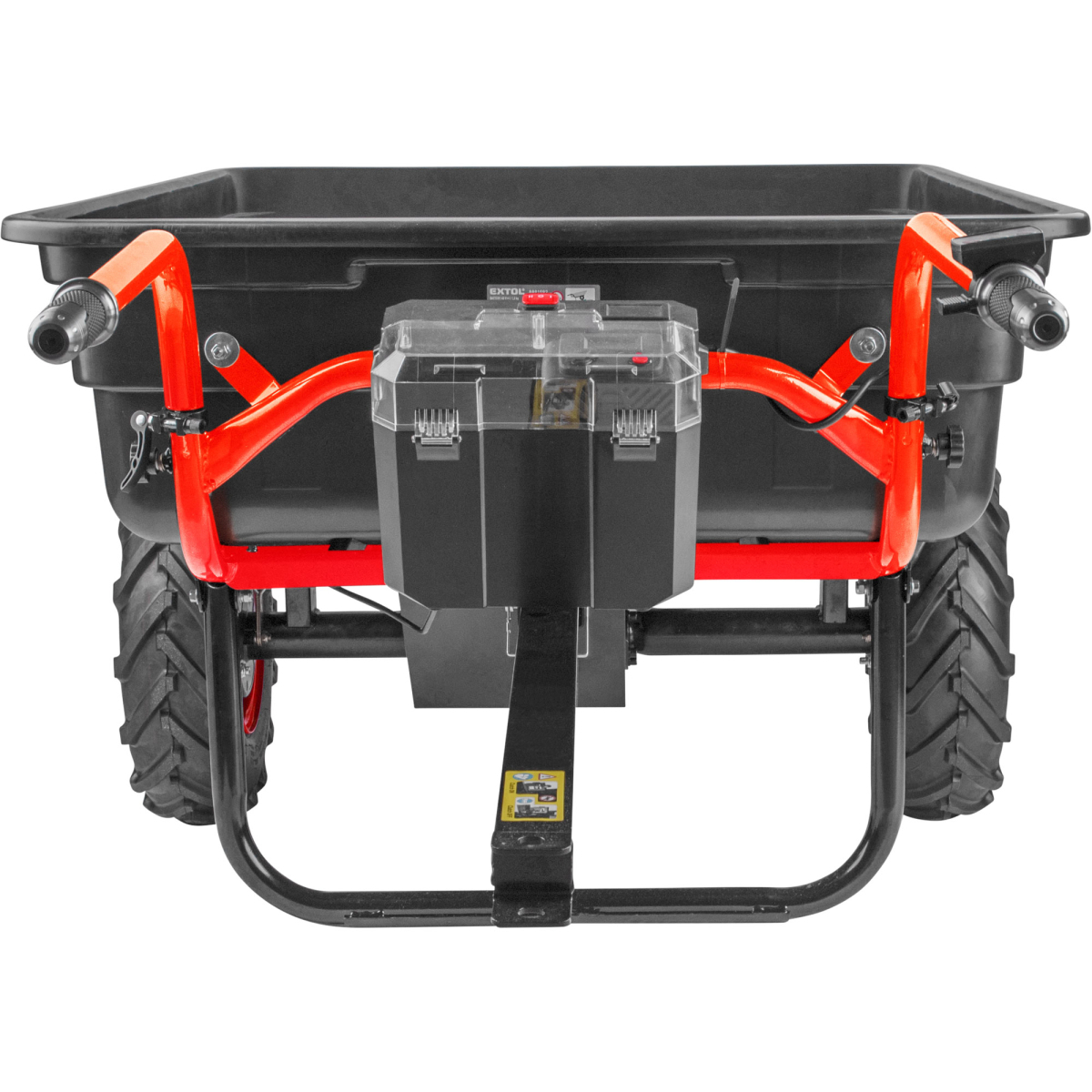 Kétkerekű teherbicikli akkumulátoros váltóval, 400kg, 225l, 40V Li-ion, 6Ah Előnézet 