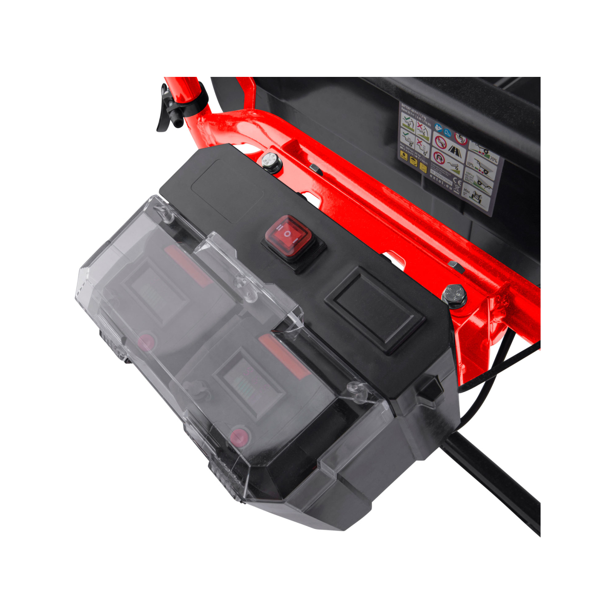 Kétkerekű teherbicikli akkumulátoros váltóval, 400kg, 225l, 40V Li-ion, 6Ah Előnézet 