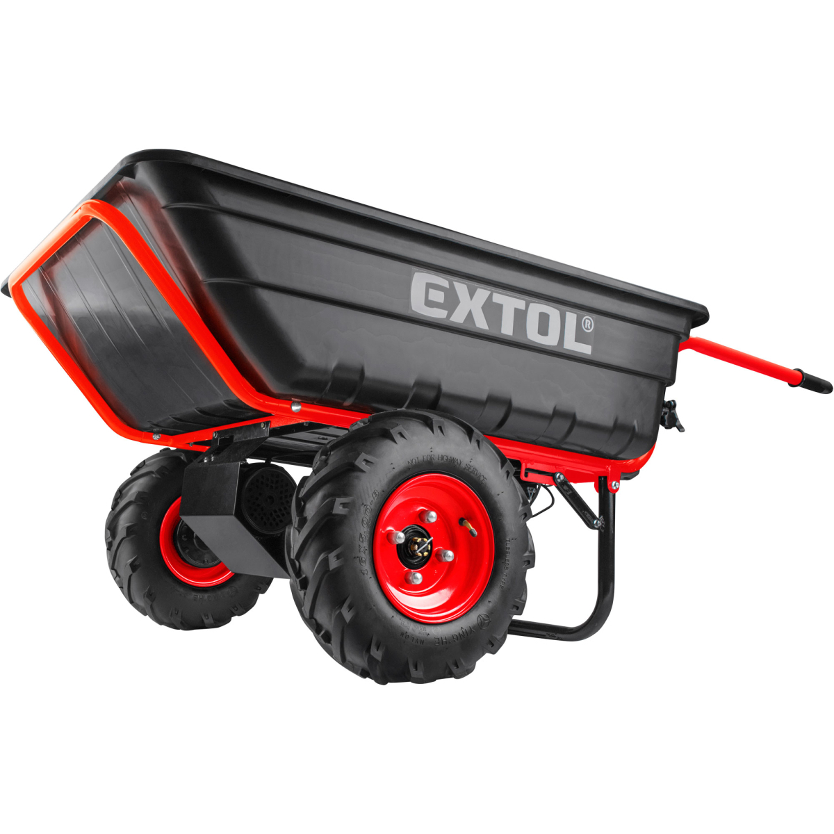 Kétkerekű teherbicikli akkumulátoros váltóval, 400kg, 225l, 40V Li-ion, 6Ah Előnézet 