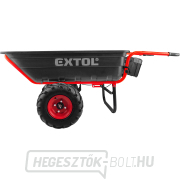 Kétkerekű teherbicikli akkumulátoros váltóval, 400kg, 225l, 40V Li-ion, 6Ah náhled