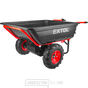 Kétkerekű teherbicikli akkumulátoros váltóval, 400kg, 225l, 40V Li-ion, 6Ah Kétkerekű teherbicikli akkumulátoros váltóval, 400kg, 225l, 40V Li-ion, 6Ah gallery main image