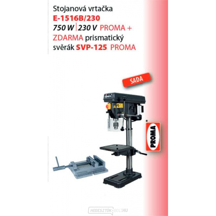 E-1516B/230 - Fúróasztal + SVP-125 satu