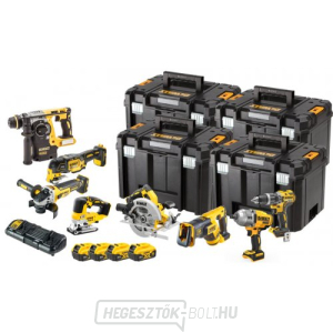 DeWALT DCK865P4T 18V 4x5.0 Ah XR akkumulátoros kombinált szerszámkészlet DeWALT DCK865P4T 18V 4x5.0 Ah XR akkumulátoros kombinált szerszámkészlet gallery main image