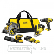 Kombinált szett V20 18V 1x2,0Ah 1x4,0Ah Stanley FatMax SFMCK412MDS Kombinált szett V20 18V 1x2,0Ah 1x4,0Ah Stanley FatMax SFMCK412MDS gallery main image
