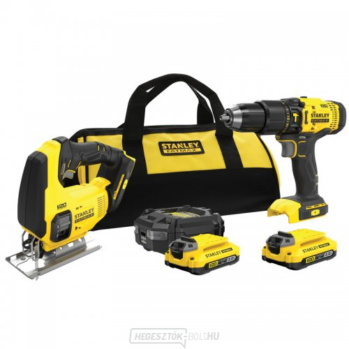 Kombinációs készlet V20 18V 2x2,0Ah Stanley FatMax SFMCK212D2S