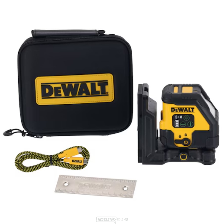Dewalt DCLE14201GB zöld USB keresztsugaras lézer