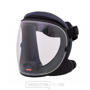 UniMask védőpajzs, 5 pontos, hengeres CP napellenzővel, szürke gallery main image