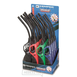 Öngyújtó rugalmas csővel és tartós lánggal Öngyújtó rugalmas csővel és tartós lánggal gallery main image