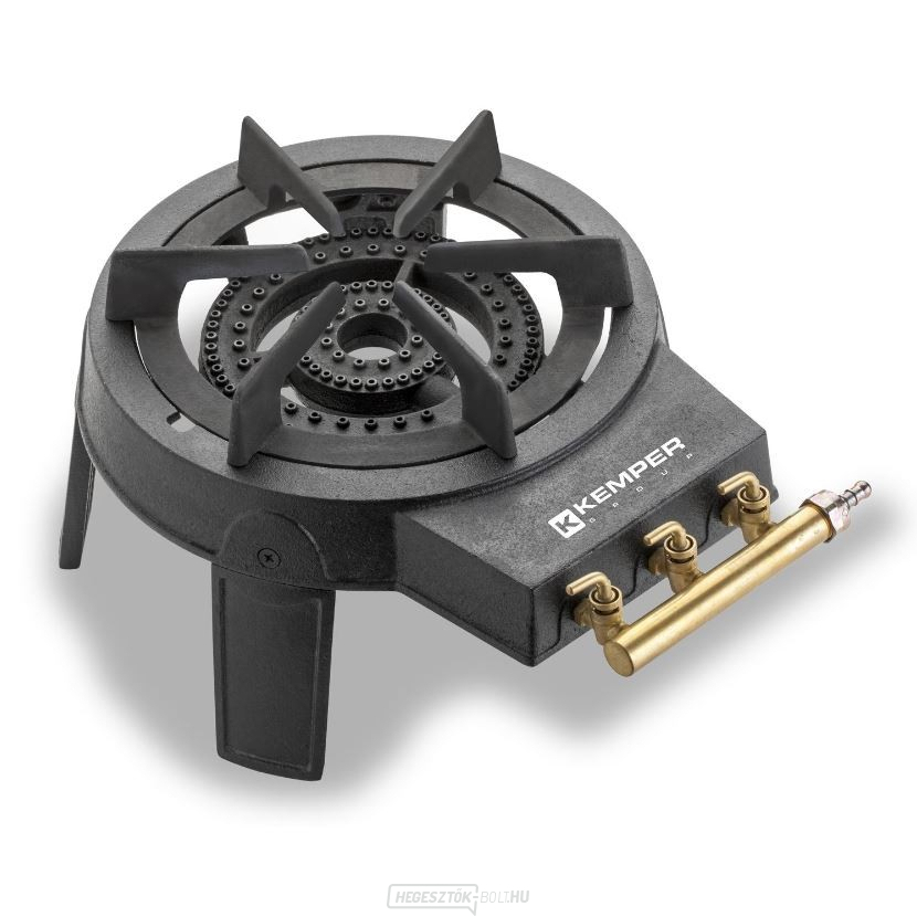 Öntöttvas tűzhely 9 kW 4 lábon, PB 30 mbar gallery main image