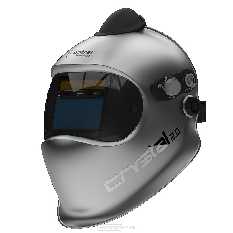 Hegesztősisak légelosztóval Crystal 2.0 PAPR (E3000) Ezüst