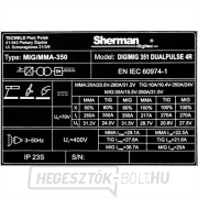 Szinergikus inverteres hegesztő Sherman DIGIMIG 351 DUALPULSE 4R + pisztoly + kábelek Szinergikus inverteres hegesztő Sherman DIGIMIG 351 DUALPULSE 4R + pisztoly + kábelek náhled