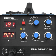 Sherman inverteres hegesztő DUALMIG 210 S4 kerekekkel és palackpolccal + zseblámpa + kábelek + sisak Sherman inverteres hegesztő DUALMIG 210 S4 kerekekkel és palackpolccal + zseblámpa + kábelek + sisak náhled