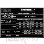 Sherman inverteres hegesztő DUALMIG 210 S4 kerekekkel és palackpolccal + zseblámpa + kábelek + sisak Sherman inverteres hegesztő DUALMIG 210 S4 kerekekkel és palackpolccal + zseblámpa + kábelek + sisak náhled