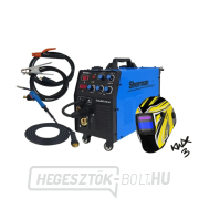 Sherman inverteres hegesztő DUALMIG 210 S4 kerekekkel és palackpolccal + zseblámpa + kábelek + sisak Sherman inverteres hegesztő DUALMIG 210 S4 kerekekkel és palackpolccal + zseblámpa + kábelek + sisak gallery main image