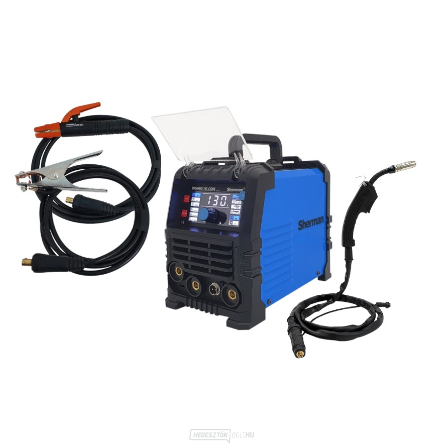 Szinergikus inverteres hegesztő Sherman Digimig 141 Core
