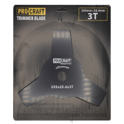 Bozótvágó penge (D255*25.4) 3T PROCRAFT | H-3T Előnézet 