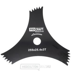 Bozótvágó penge (D255*25.4) 3T (DRAGON) PROCRAFT | H-3T/D gallery main image