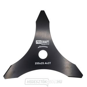 Bozótvágó penge (D255*25.4) 3 fogazott PROCRAFT | H-3T/Z Bozótvágó penge (D255*25.4) 3 fogazott PROCRAFT | H-3T/Z gallery main image