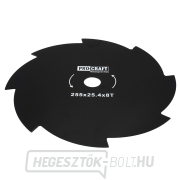 Bozótvágó penge (tárcsa) (D255*25.4) 8 fogú PROCRAFT | H-8T Előnézet 